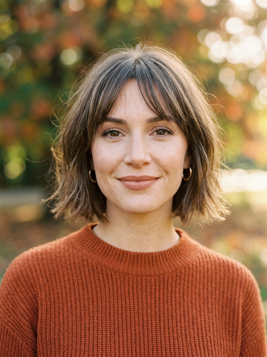 French Bob mit Soft Texture als Herbst Frisuren Inspiration 2026